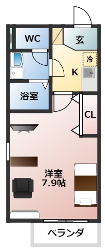 リブレアツウィンIIの間取り