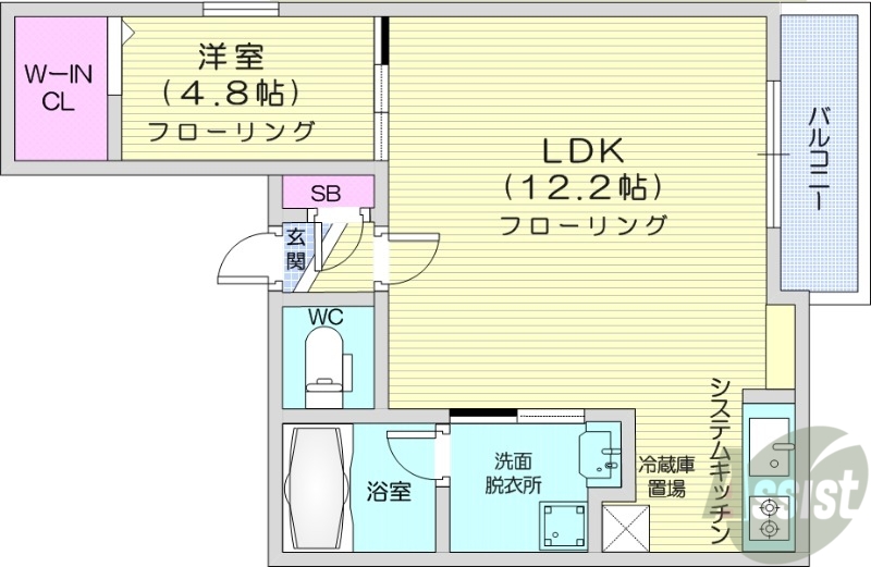 【グレイス北16条の間取り】