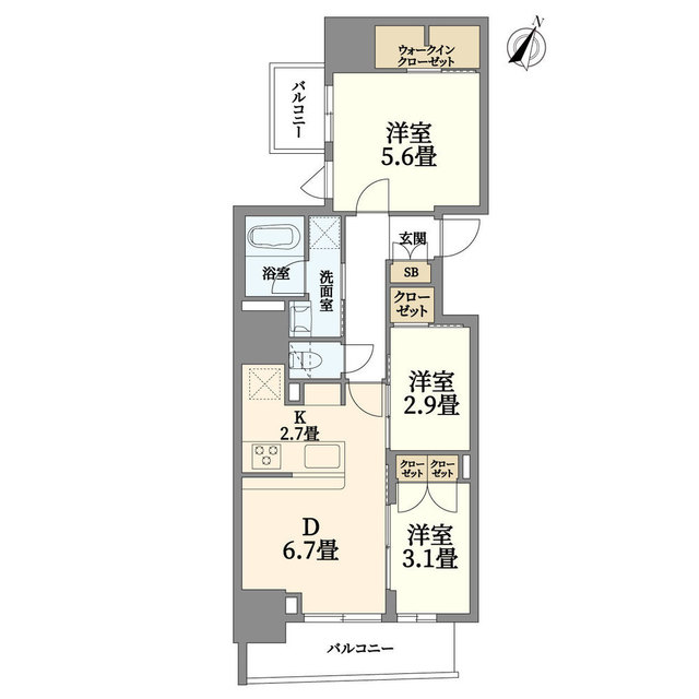 Ｓ－ＲＥＳＩＤＥＮＣＥ日本橋馬喰町Ａｅｒｅの間取り