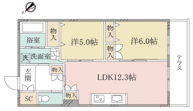 （シニア限定）ヘーベルヴィレッジ湘南鵠沼の間取り