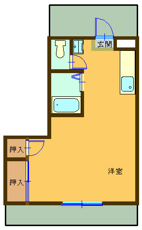 ハイツ立川の間取り