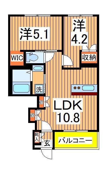 サンパーク１の間取り