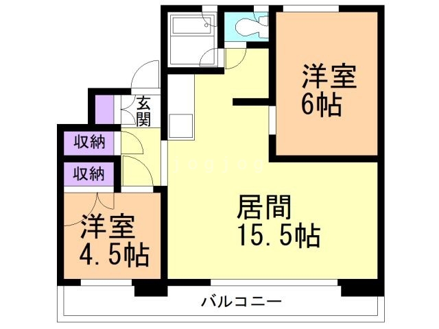 メープルバウム　２棟の間取り