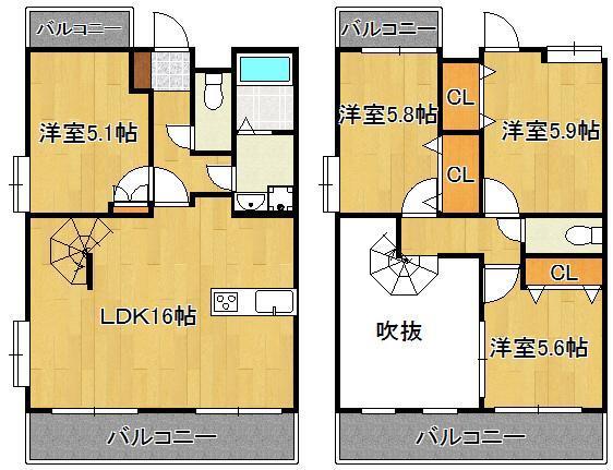 Ｊ－スクエアの間取り