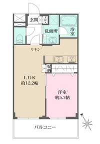 文京区春日のマンションの間取り