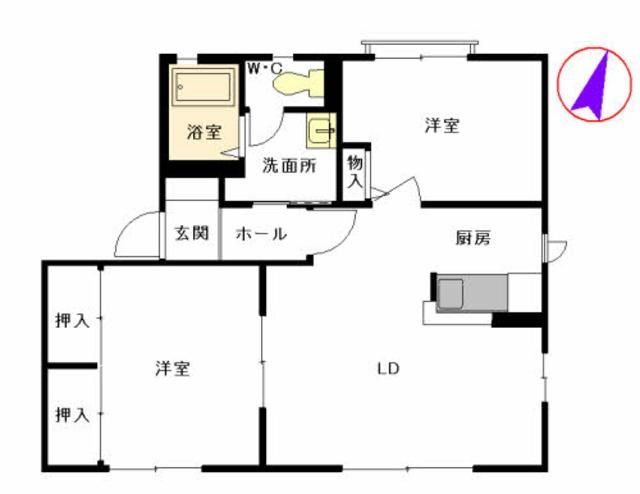 ファーネス　Ｆ棟の間取り