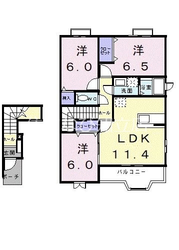 オンブラージュ　Iの間取り