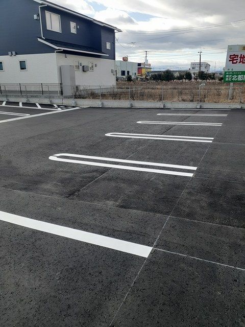 【大崎市古川北稲葉のアパートの駐車場】