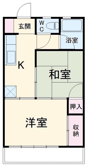 川崎市川崎区大島のマンションの間取り