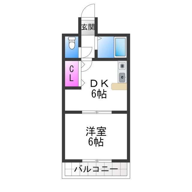 Ys朝潮橋駅前の間取り