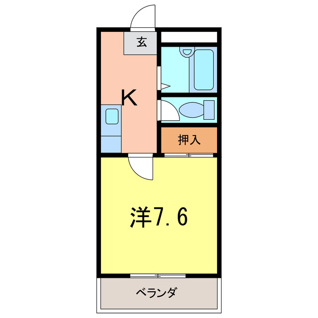 ハイツサンクリスタルの間取り