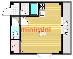 日東西中条ハイツの間取り