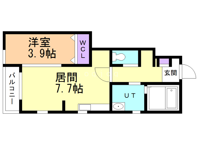 ＲＩＺＮ（リズン）１の間取り