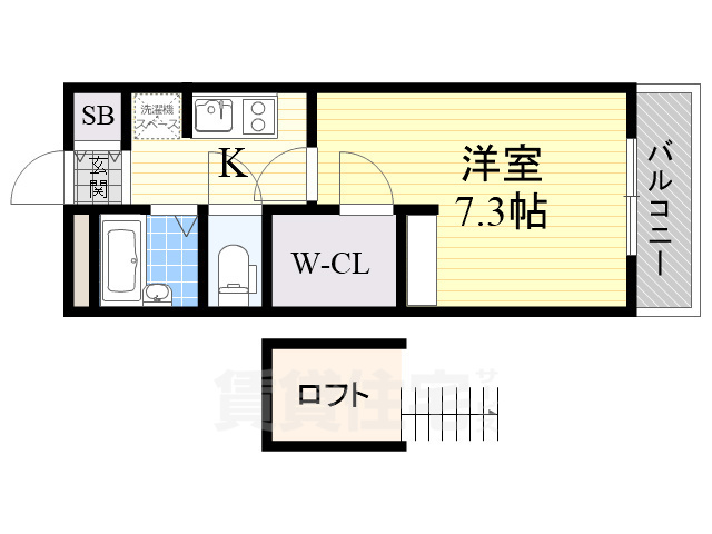 サンクチュアリ北津守の間取り