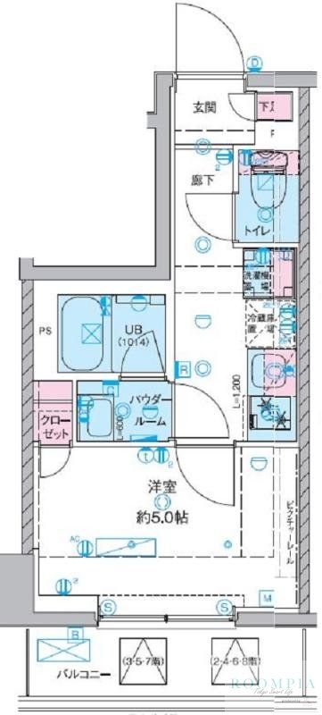 ジェノヴィア桜上水IIの間取り