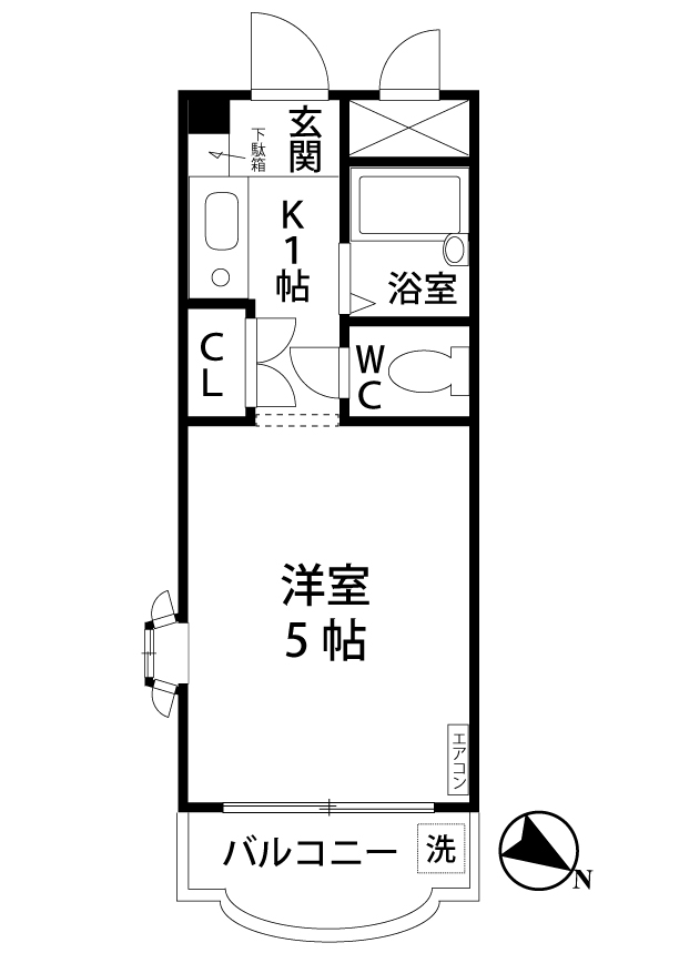 グランデ町田の間取り