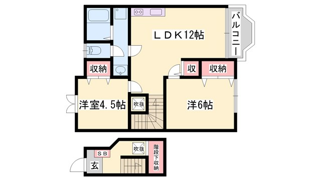 ロジュマン　ドゥ　クールの間取り