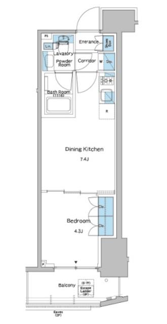 板橋区志村のマンションの間取り