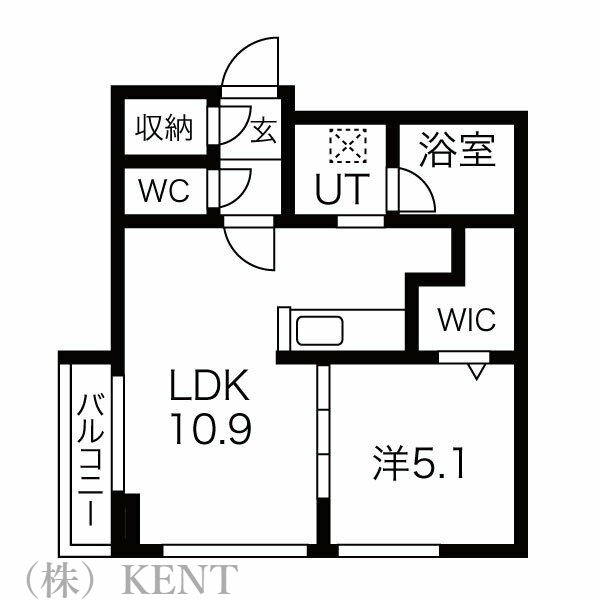 カーサ琴似(旧サムティ琴似本通)の間取り