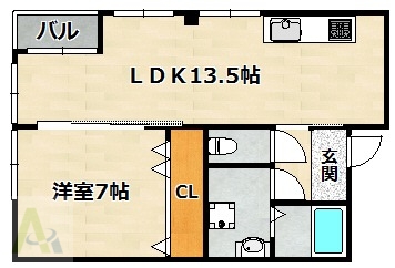 御崎本町ビルの間取り