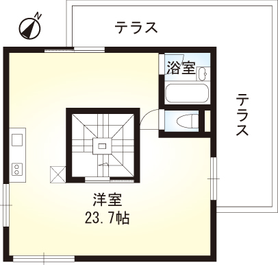 トロワの間取り