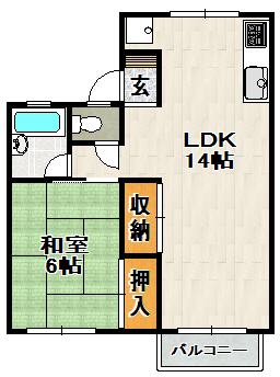 パレ福村23の間取り