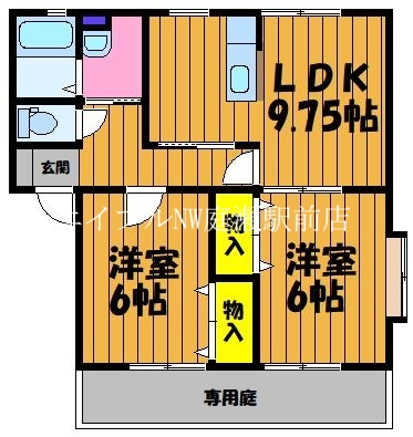 サンビレッジ早島Aの間取り