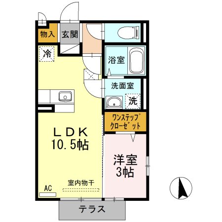 オリーヴァ東合川の間取り