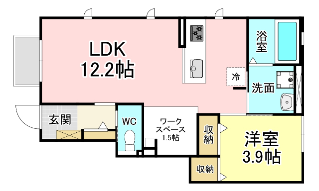 アリエッタ赤坂の間取り