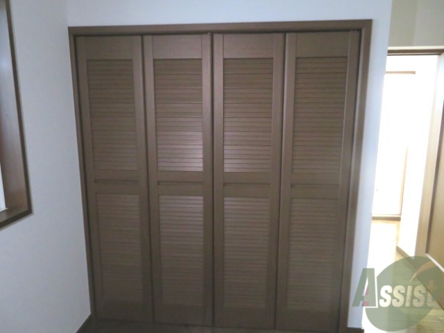 収納　大きめのクローゼット。たくさん収納出来そうですね。