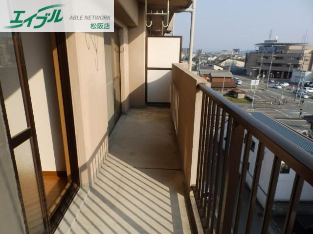 バルコニー　別部屋同タイプ