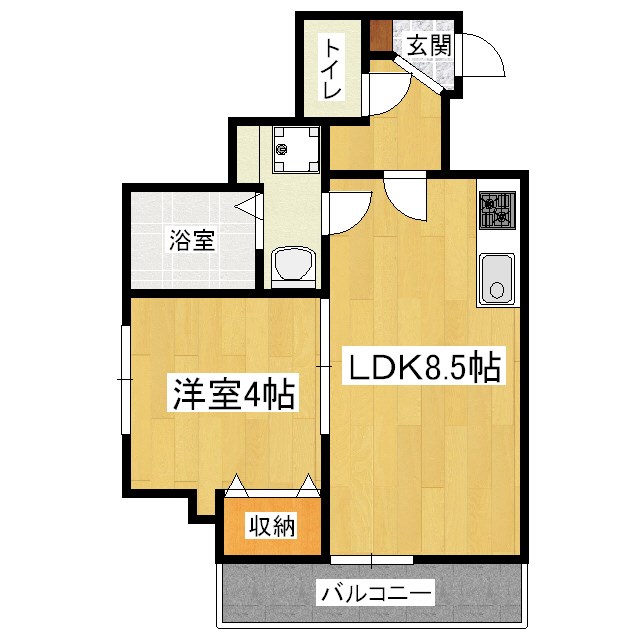 プレステージ翼の間取り