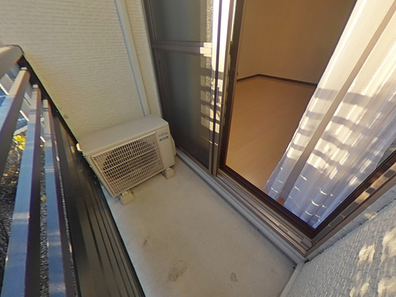 バルコニー　※別部屋の写真です