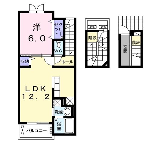エスカーザの間取り