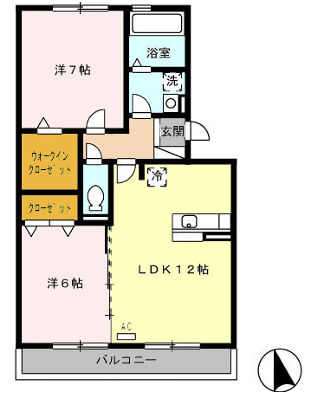セジュール坪の内_間取り_0