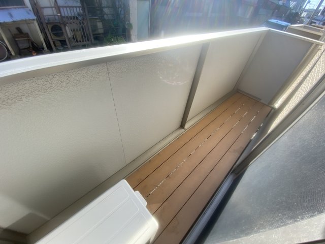 バルコニー　コンパクトバルコニーだけど風通しや日当り良好です