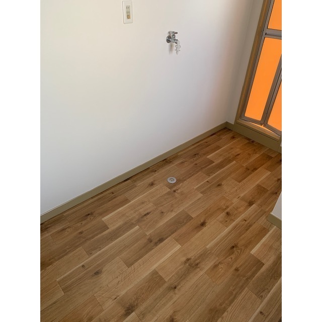 洗面設備　室内洗濯機置場