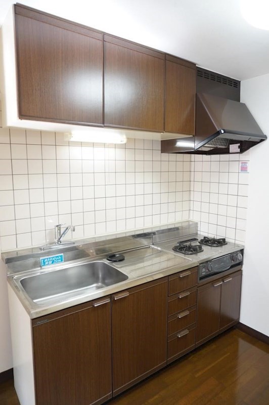 キッチン　２口ガスコンロ付システムキッチンです★