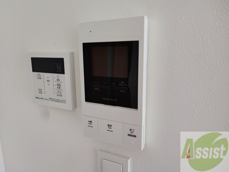 セキュリティ　インターホンで来客確認ができます。安心ですね。