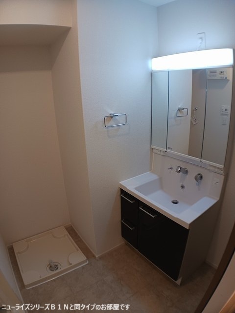 洗面設備　同タイプのお部屋になります