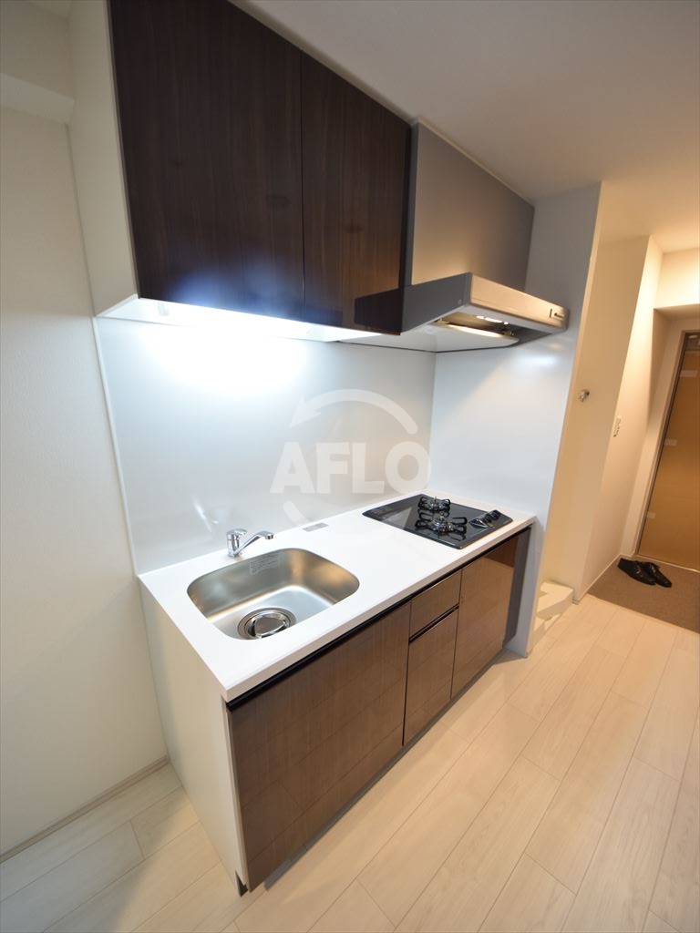 キッチン　スプランディッド天王寺　2口ガスシステムキッチン