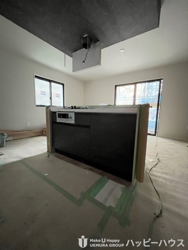 キッチン　開放的でスタイリッシュなアイランドキッチン♪料理を作るのが楽