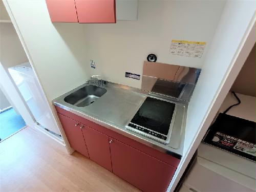 キッチン　コンロは２口コンロです。