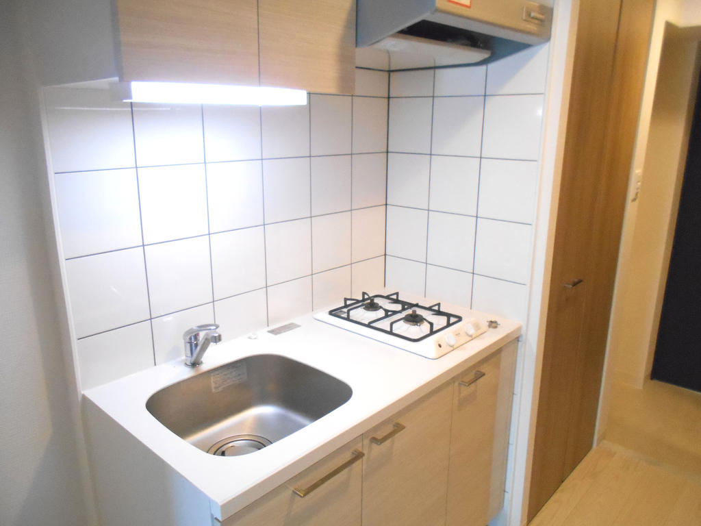 キッチン　システムキッチン、2口コンロ