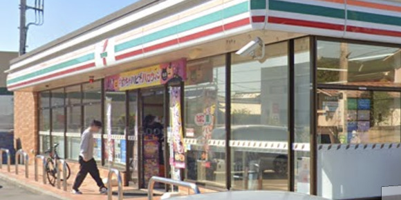 コンビニ　セブンイレブン 柏千代田2丁目店（コンビニ）まで107m