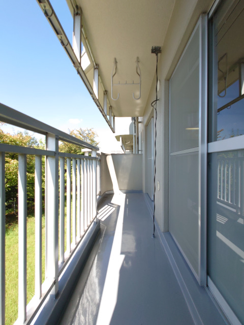 バルコニー　写真は反転のお部屋のものです