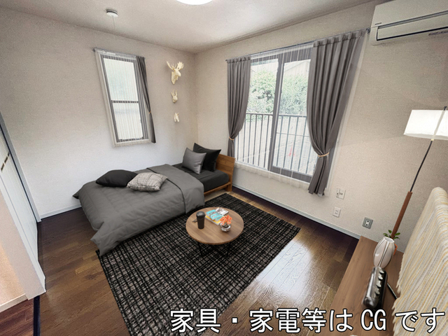 居室・リビング　家具・家電はＣＧです。