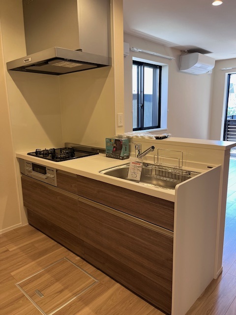 キッチン　対面キッチンで会話しながらお料理出来る♪