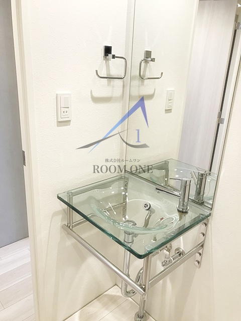 洗面設備　洗面台です。