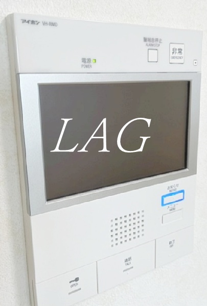 セキュリティ　モニター付きインターホンです。